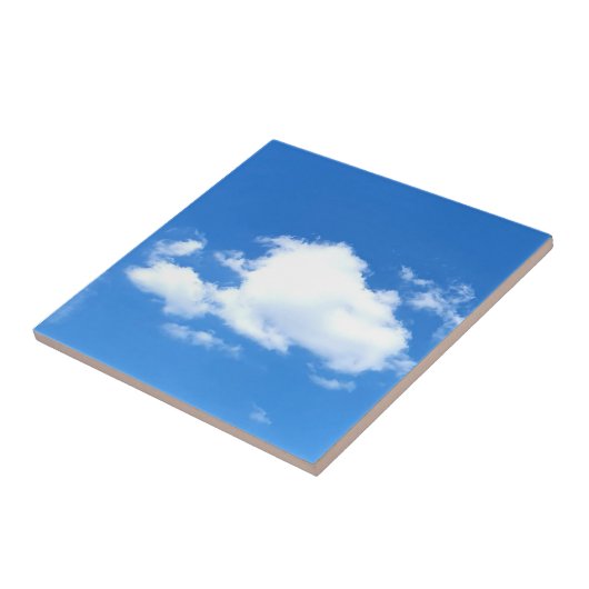 Rust op een wolk tegeltje (Zijkant)