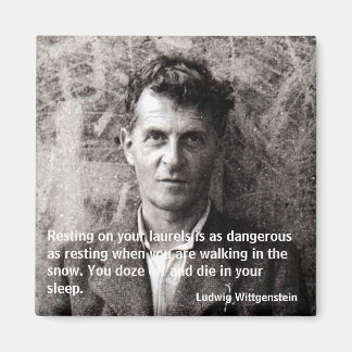 Rust op je lauweren is als dan... magneet