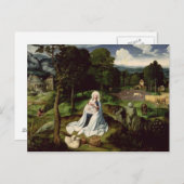 Rust op vlucht naar Egypte Briefkaart (Voorkant / Achterkant)