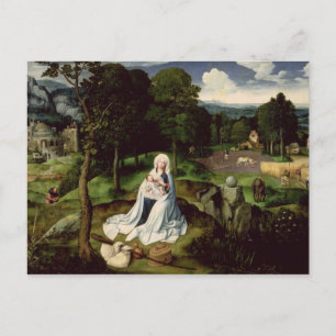 Rust op vlucht naar Egypte Briefkaart