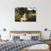Rust op vlucht naar Egypte Canvas Afdruk (Insitu (Slaapkamer))