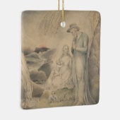 Rust op vlucht naar Egypte Keramisch Ornament (Rechts)
