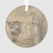 Rust op vlucht naar Egypte Ornament (achterkant)