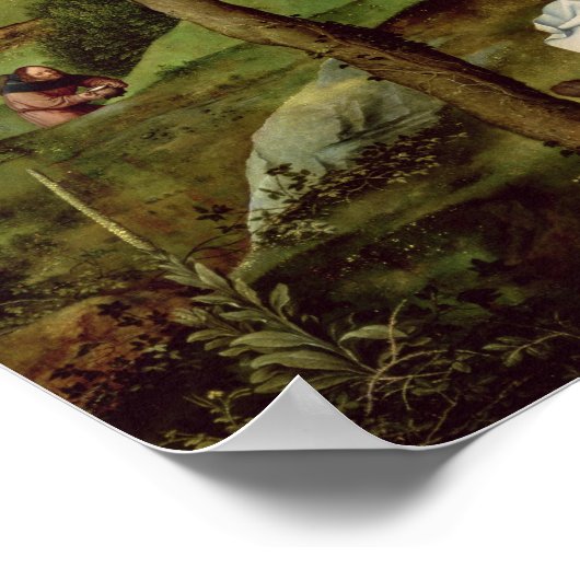 Rust op vlucht naar Egypte Poster (Hoek)