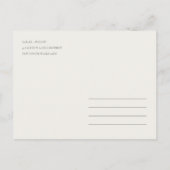 Rust Oranje Gele Herfst Trees sparen de Kaart van (Achterkant)