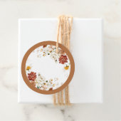 Rust Oranje Mimosa Bar Juice Labels voor handschri (In situ)