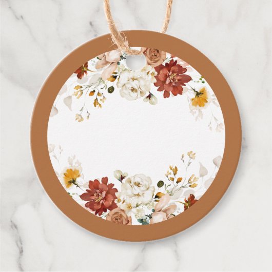 Rust Oranje Mimosa Bar Juice Labels voor handschri (Voorkant)