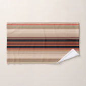 Rust Oranje Moderne Stripes Bad Handdoek (Handdoek)