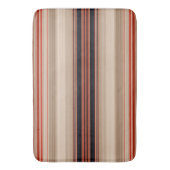 Rust Oranje Moderne Stripes Badmat (Voorkant Verticaal)