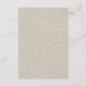 Rust Oranje paddenstoel Fern Fauna Wedding Rsvp Informatiekaartje (Achterkant)