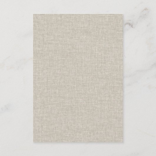 Rust Oranje paddenstoel Fern Fauna Wedding Rsvp Informatiekaartje (Achterkant)