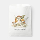 Rust Oranje paddenstoel Fern Foliage Vrijgezellenf Bedankzakje (Voorkant)