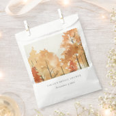 Rust Oranje Yellow Autumn Herfst Tree Vrijgezellen Bedankzakje (Geknipt)