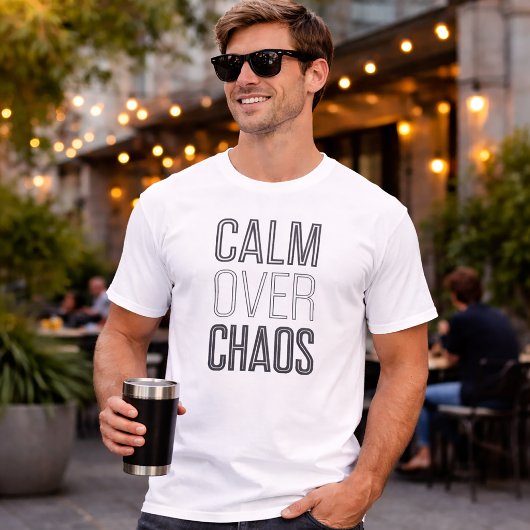 Rust Over Chaos Minimaal Mindset T-shirt
