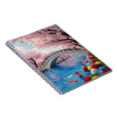 Rust over de Sakura brug Notitieboek (Rechterzijde)