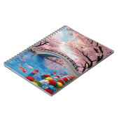 Rust over de Sakura brug Notitieboek (Linkerzijde)