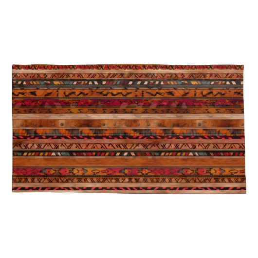 Rust Pattern Pillowcases – Stylish Bedroom Pillow Kussensloop (Achterkant-Links)