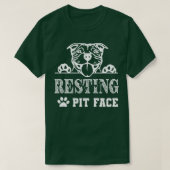 Rust Pit Face Grappig cadeau T-shirt (Design voorkant)