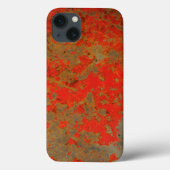 Rust Pulse – Abstracte Textuur Hoesje (Achterkant)