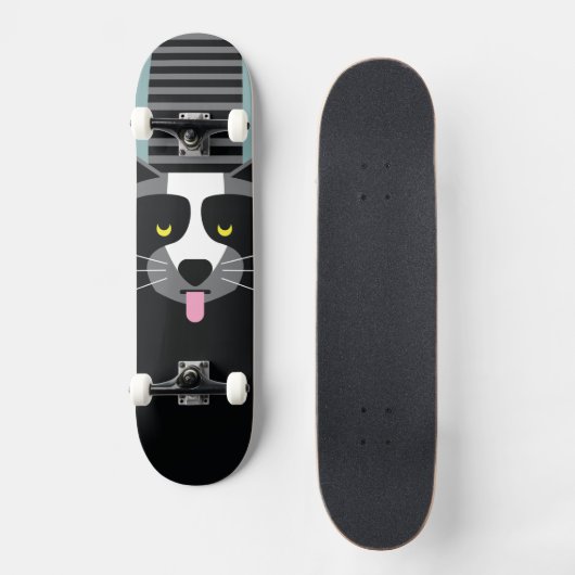 Rust Raccoon Schaats Deck Skateboard (Voorkant)