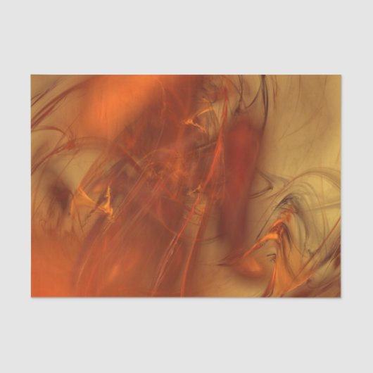 Rust Realm Fractal en Gold Tissuepapier (Voorkant)