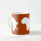 Rust Red Audacious Africa Koffiemok (Voorkant links)