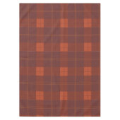 Rust Red en Oranje Pset Pattern Tafelkleed (Voorkant)