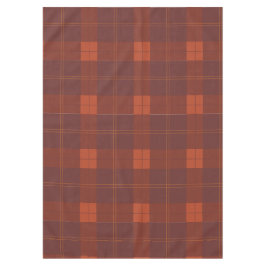 Rust Red en Oranje Pset Pattern Tafelkleed