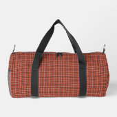 Rust Red Plaid Retro Color Plunjezak (Achterkant)