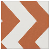 Rust Red Safari Chevron Large Scale Stof (Close Up)