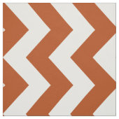Rust Red Safari Chevron Large Scale Stof (Swatch)