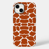 Rust Red Safari Giraffe Case-Mate iPhone Case (Achterkant)