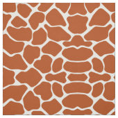 Rust Red Safari Giraffe Stof (Swatch)
