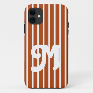 Rust Red Safari Stripe Case-Mate iPhone Case