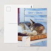 Rust Relax Herstel Ansichtkaart Briefkaart (Voorkant / Achterkant)