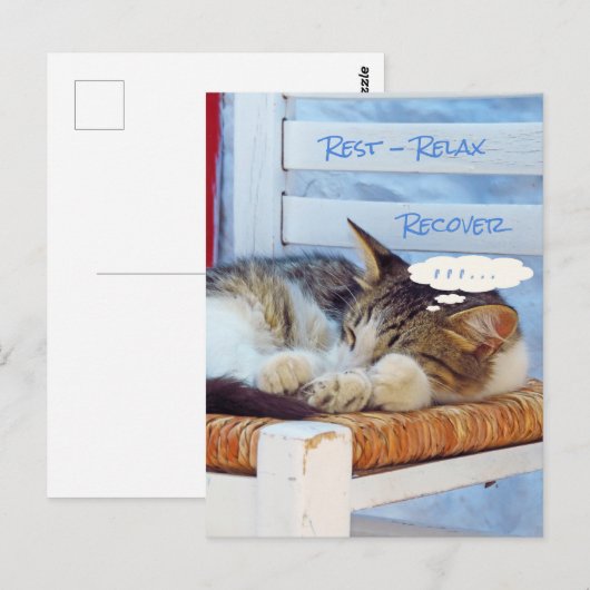 Rust Relax Herstel Ansichtkaart Briefkaart (Voorkant / Achterkant)