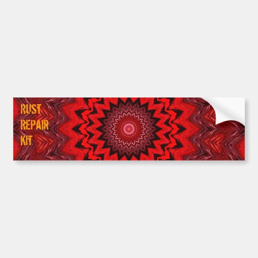 Rust Repair Kit Bumpersticker (Voorkant)