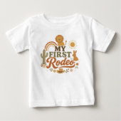 Rust Rodeo Eerste Verjaardag Uniseks T-Shirt | Neu (Voorkant)