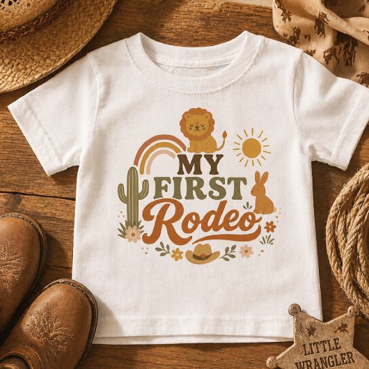 Rust Rodeo Eerste Verjaardag Uniseks T-Shirt | Neu