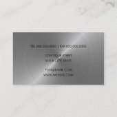 Rust Roestvrij Visitekaartje (Achterkant)