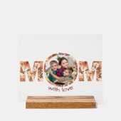 Rust Rose Custom Photo Mother's Day Gift Acryl Bord (Voorkant)