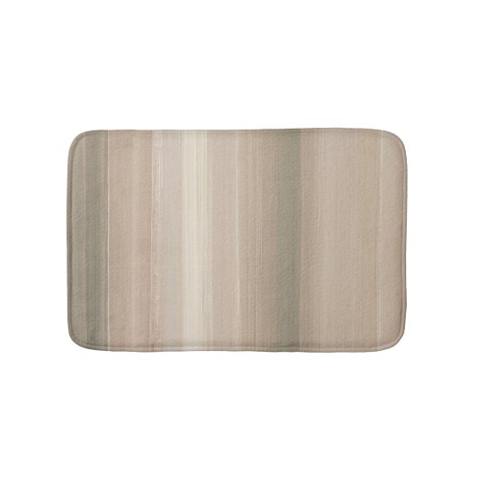 Rust Roze Grijs Mauve Abstract Streep Badmat (Voorkant)