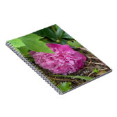 Rust roze pioen notitieboek (Rechterzijde)