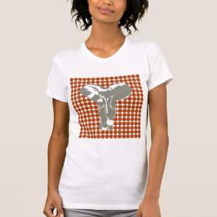 Rust Safari Dot met Pop Art Elephant T-shirt