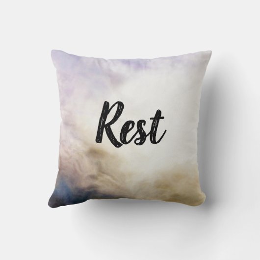 Rust Schrift Kussen (Achterkant)