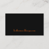 Rust spiraalvormig dubbelzijdig Visitekaartje (Achterkant)