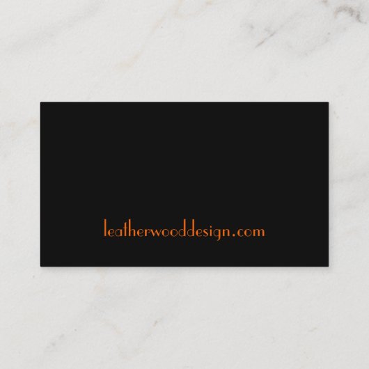 Rust spiraalvormig dubbelzijdig Visitekaartje (Achterkant)