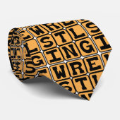 Rust, sport stropdas (Opgerold)