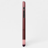 Rust: Stoffig Roze & Donker Paarse Zandloper iPhone Hoesje (Linkerkant)