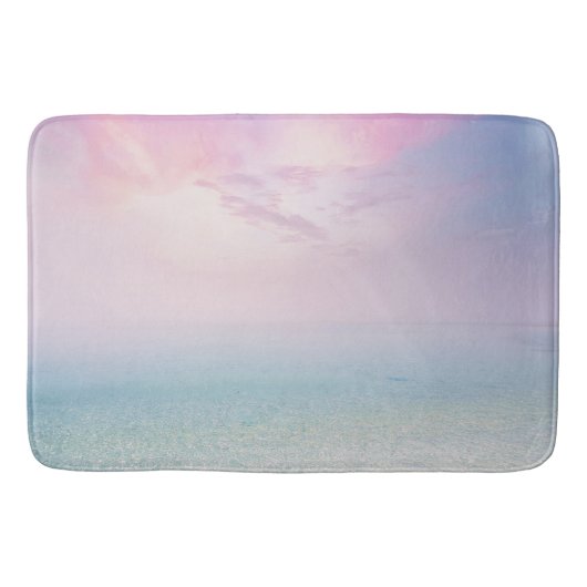 Rust Strand Zonsondergang Badmat (Voorkant)